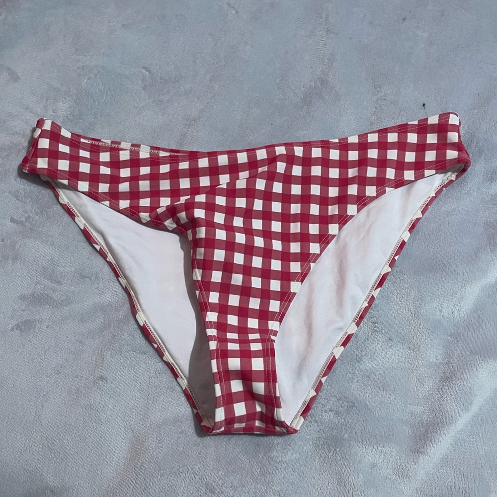 Forever 21 Gingham Cheeky Bathing Suit Bottom